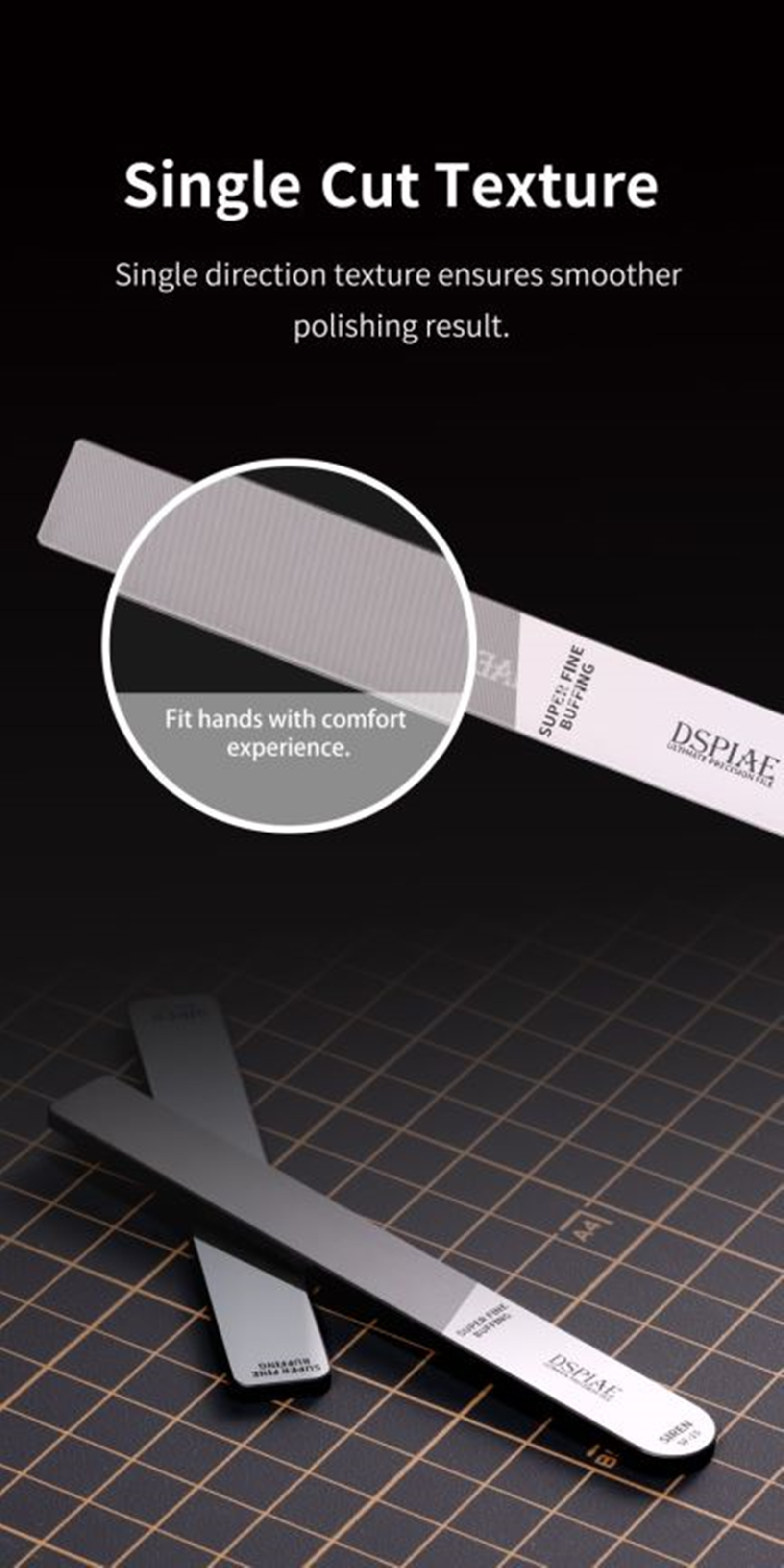 DSPIAE SF-20/SF-15/MSF-13 Siren Ultimate Precision File Model Assembly Tool Hobby Accessory Military Model Making Tool Assembly