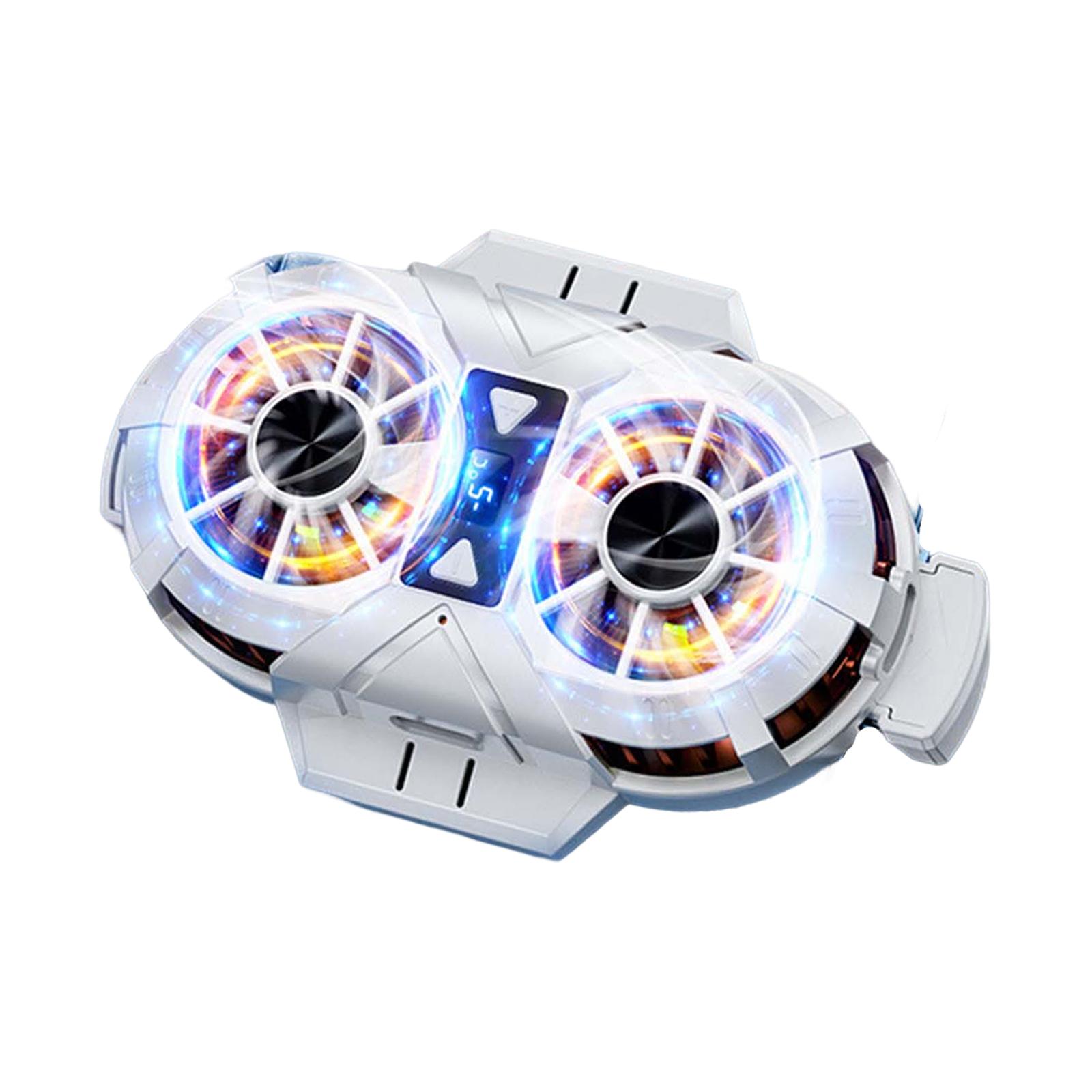 Portable Phone Cooler Heat Dissipation Rechargeable Cellphone Radiator for Width of 69mm-92mm Playing Games Lives Watch Videos