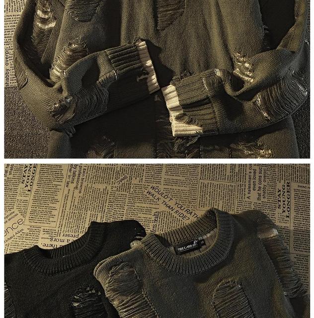 Distressed Two Layer Jumper 12