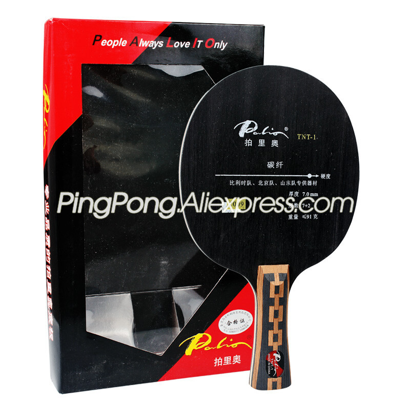 Description Picture 2 of itemOriginal Palio TNT-1 Table Tennis Blade Racket Carbon Offensive TNT 1 Spin Speed Ping Pong Bat Paddle