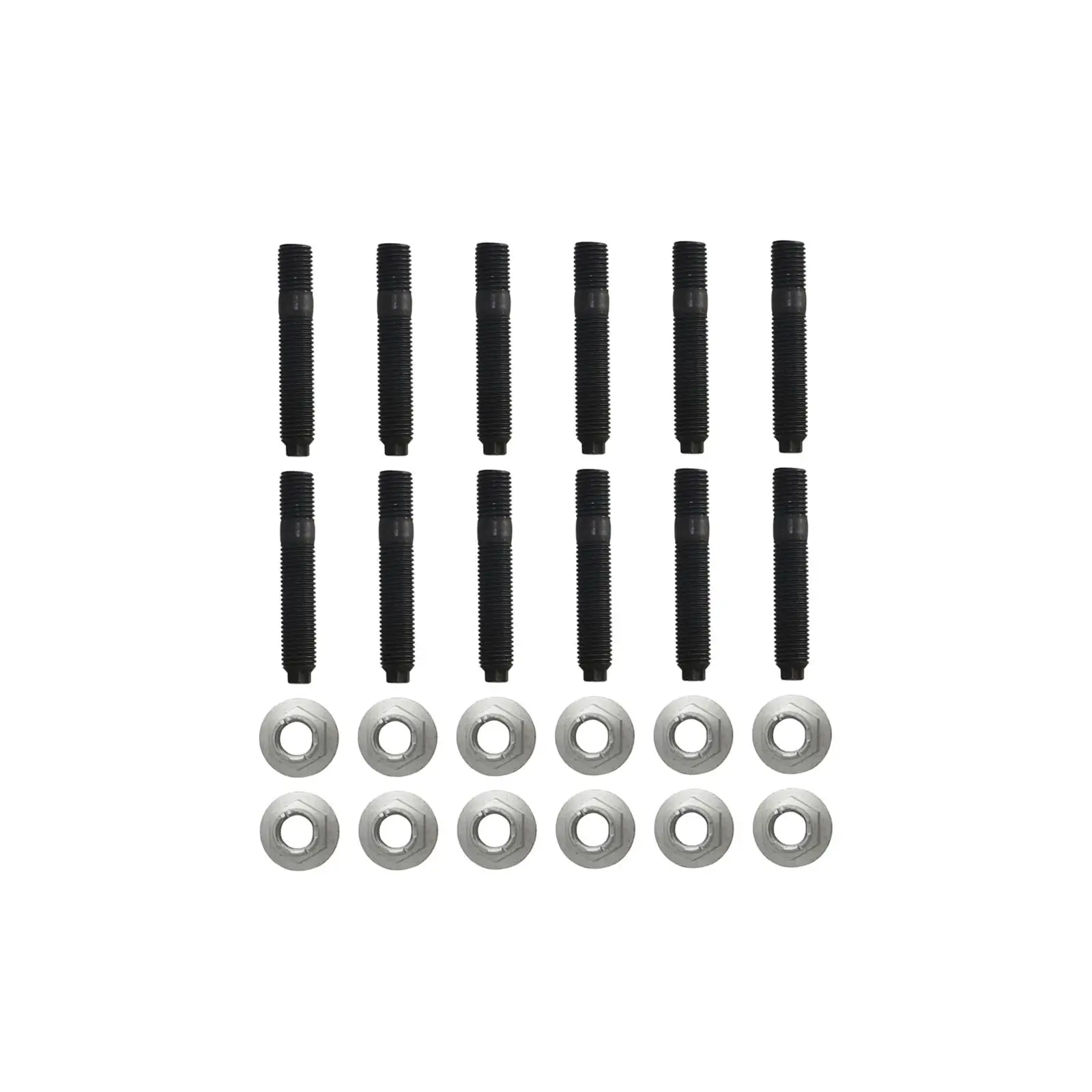 Exhaust Manifold Bolts and Nuts 9017910128 1 Set Equipment Spare Parts 9011610171 Direct Replaces for Toyota Vehicle 4.2L