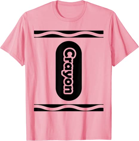 Wählen Sie jede Farbe Buntstift Box Halloween Kostüm Paar & Gruppe T-Shirt Geschenke Briefe gedruckt Grafik T-Shirts grundlegende Baumwolle Outfits – Detail 6