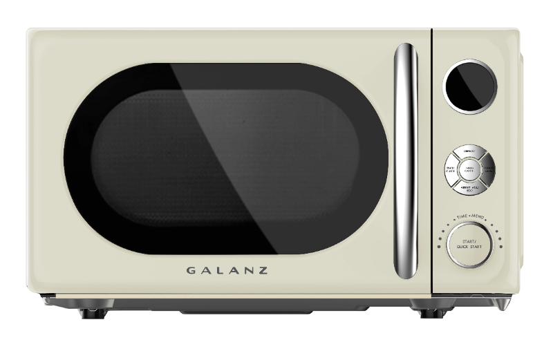 Title 1, Galanz 0.7 Cu. ft. Retro Countertop Microwave O...