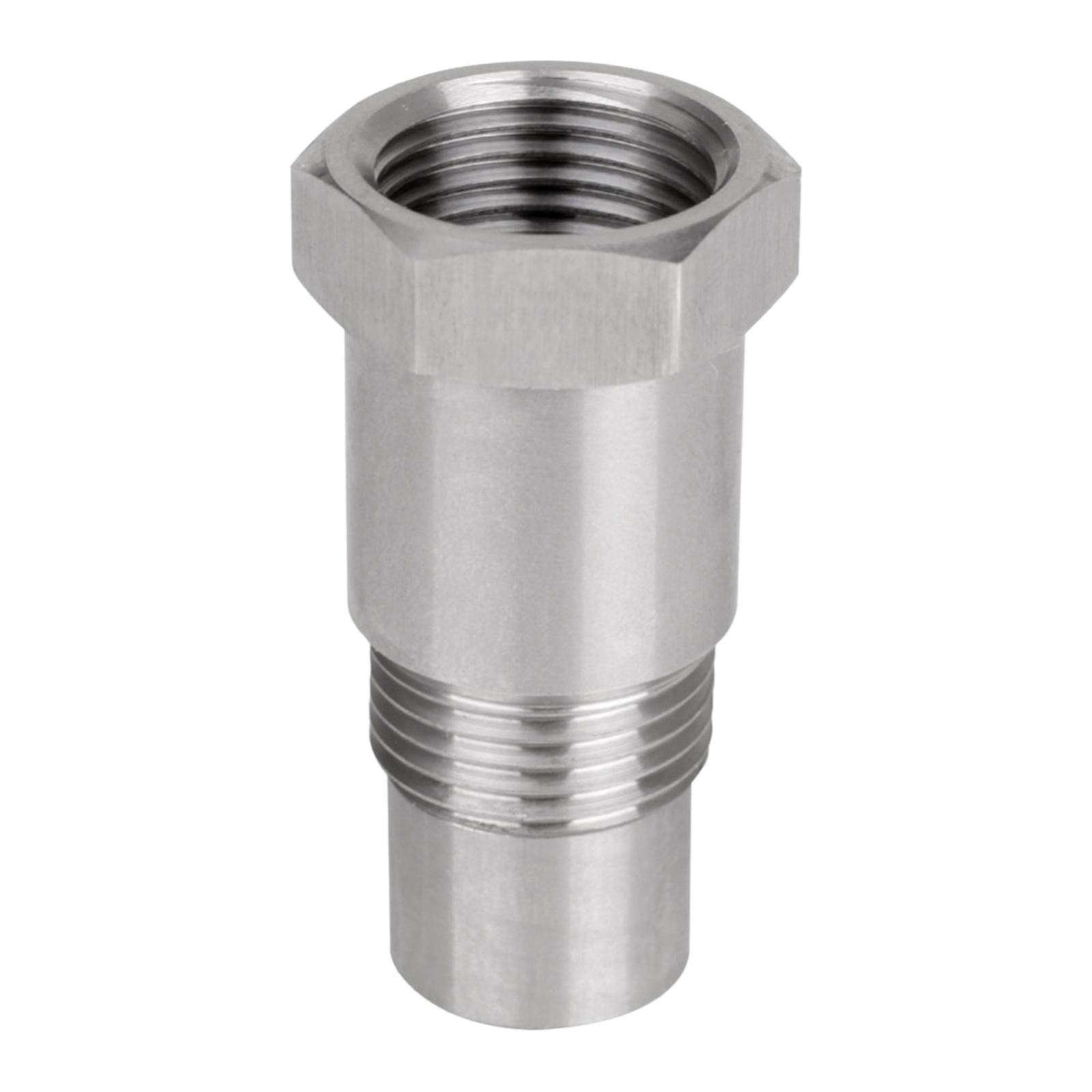 O2 Sensor Adapter Spacer Extender Stainless Steel M18x1.5 Accessory Length 46.5mm