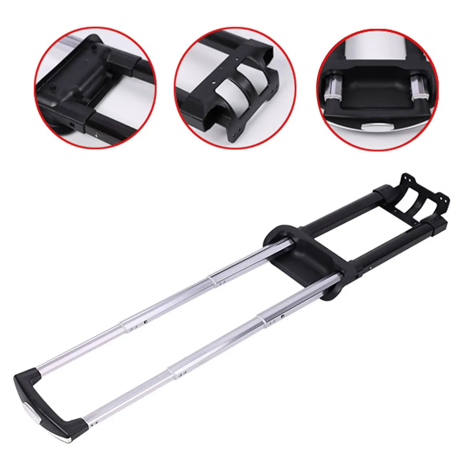 Telescopic Handle Trolley Luggage Bag Accessory Part Iron Carrying Case Traveling Bag Suitcase Pull Out Rod Spare Travel Luggage