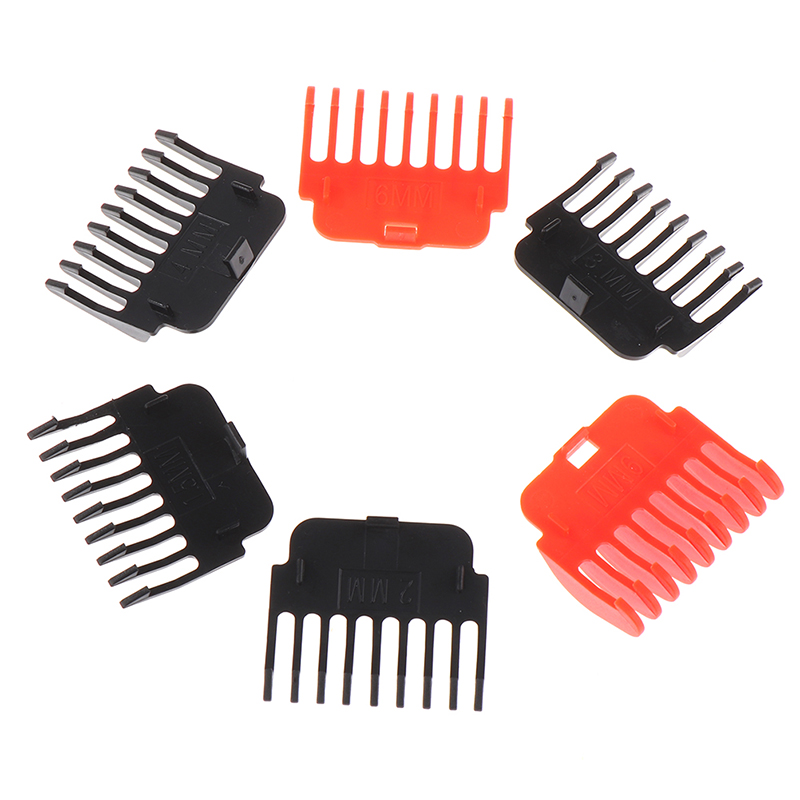 Description Picture 4 of item1 Set T9 Hair Clipper Guards Guide Combs Trimmer Cutting Guides Styling Tools Attachment Compatible 1.5/ 2/ 3/ 4/ 6/ 9mm