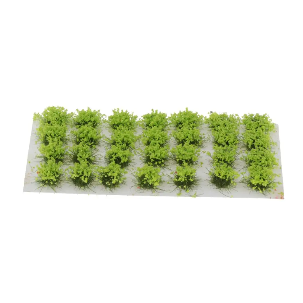 8mm Self  Static Grass Tufts 24 135 148 1:72 Mountain Tuft Meadows Flowers Tuft for Railway Modeling, Models, Wargames