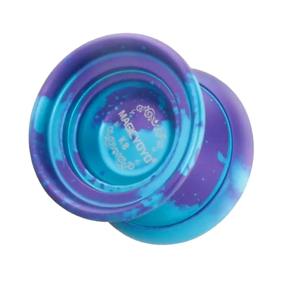  Professional Unresponsive YOYO K8 with Durable String Blue Purple
