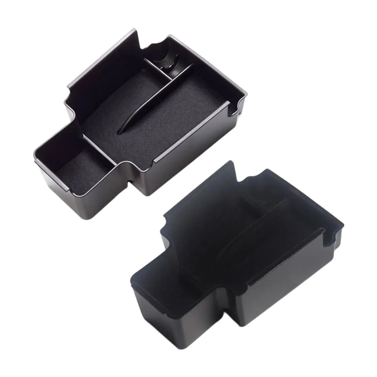 Automotive Center Console Armrest Storage Box Black Organizer Insert Tray for Ora Gwm Good Cat Durable Replace Parts