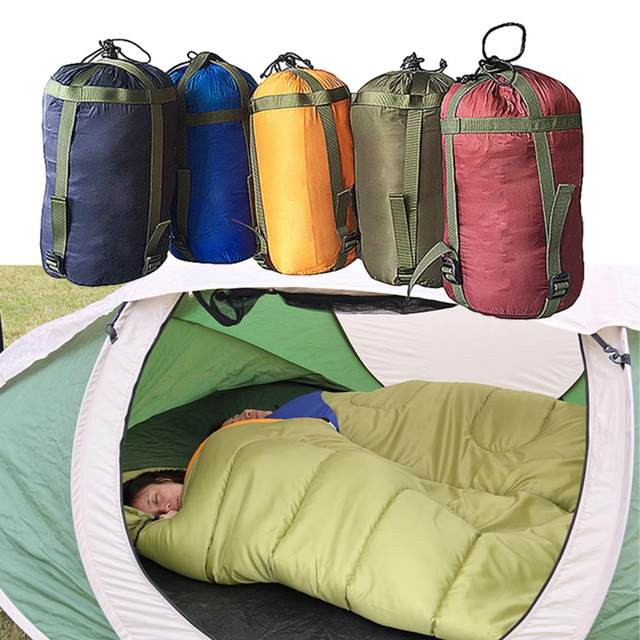 Sac De Compression 2 Pièces - Tissu Oxford Imperméable - Pour Sac De Couchage Et Vêtements - Outdoor Camping