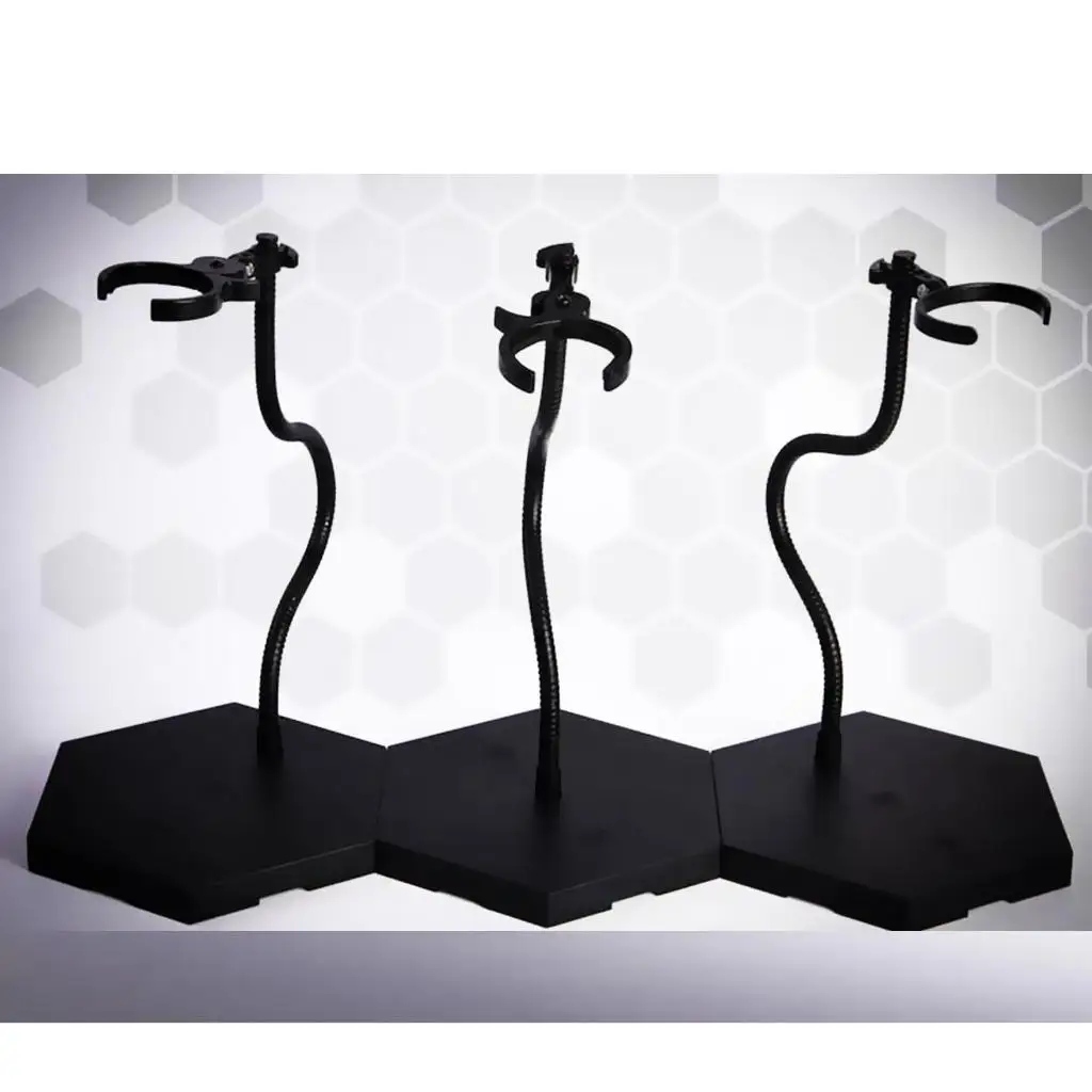 Doll Stand - Black Doll Stand Rack 6`` 9``and 12`` Dolls And Action Figures Display Stand Bracket Holder