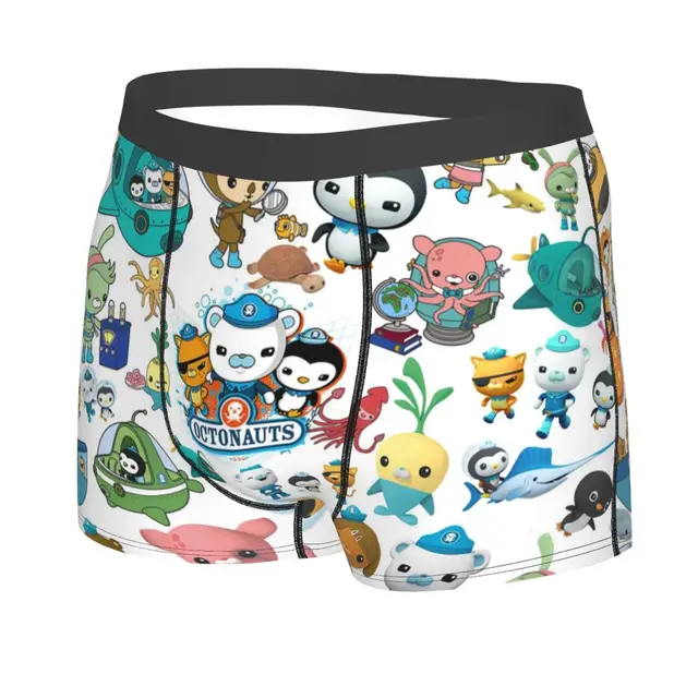 Fashion Boxer The Octonauts Anime Shorts Panties Briefs Men Underwear  Kawaii Cartoon Mid Waist Underpants for Male
