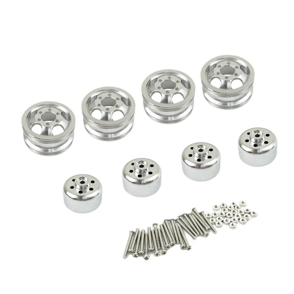 RC Car Wheel Hubs, Replacement, Set for WPL B-14 B-14K C-34 C-34K C-44km B-36 B-36K