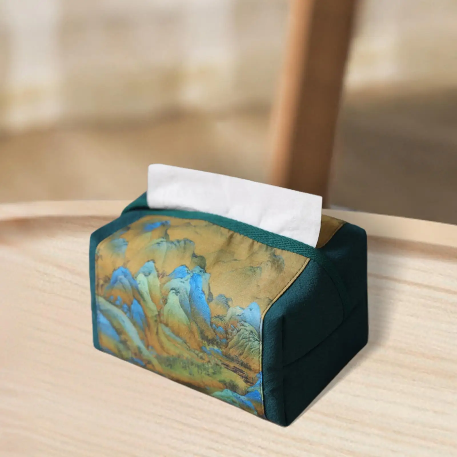 Tissue Dispenser Box Fashion Ornament Organizer Durable for Office Home Cafe