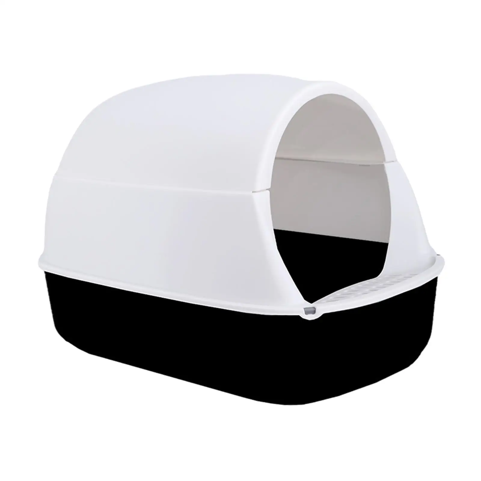 Hooded Cat Litter Box with Lid Detachable Pet Supplies Durable for Indoor Cats Large Cat Potty Cat Litter Tray Cat Toilet