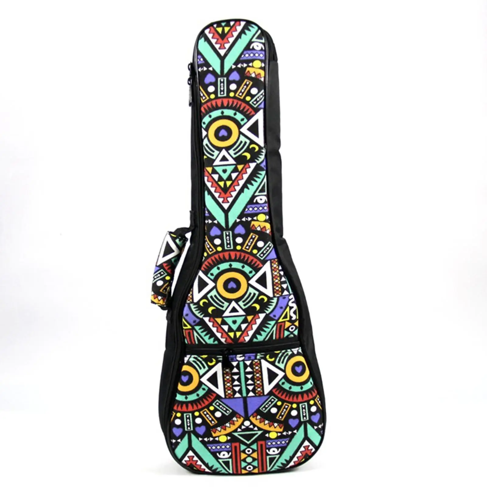 Ukulele Case Bag Padded Professional with Handle Thick with Adjustable Straps Soft for Concert Musical Instrument Accessories