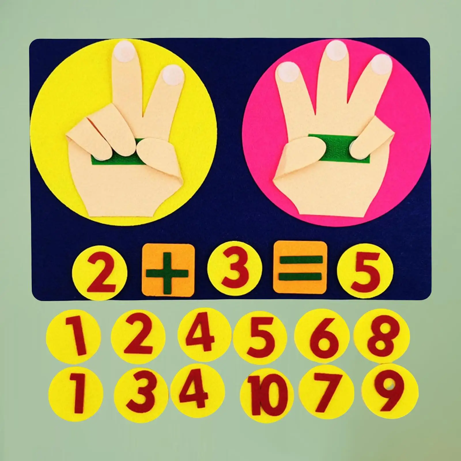 Finger Numbers Counting Toy Montessori Toys Educational Toy Math Games Math Addition Subtraction Learning for Kids Children Boys