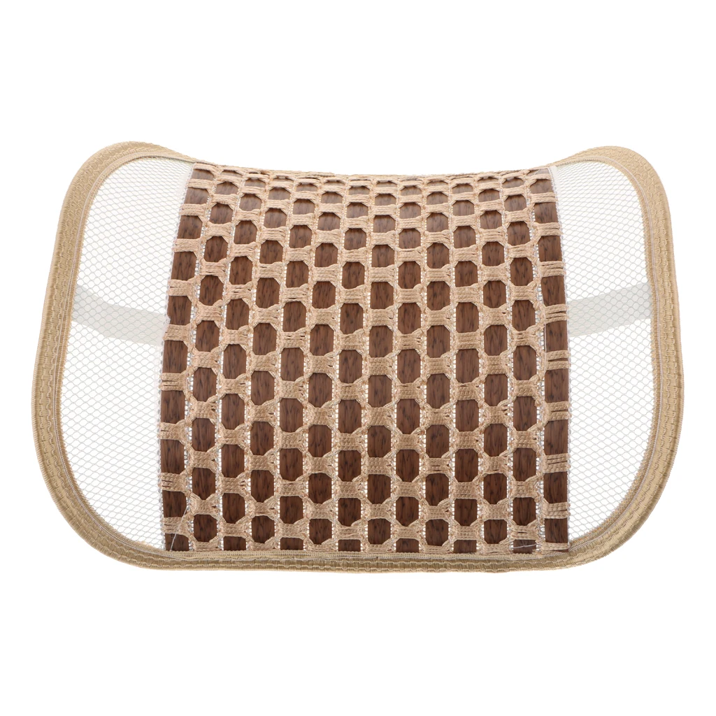 Backrest Back Support Cushion For Car Home Office Trip Made of Rattan and Viscose Fiber