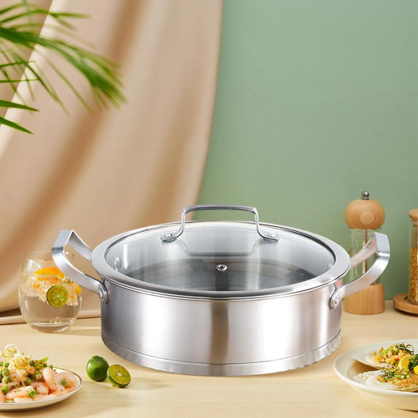 Kitchen Utensils Cookware Cooking Pot for Restaurant Kitchen Countertop Home