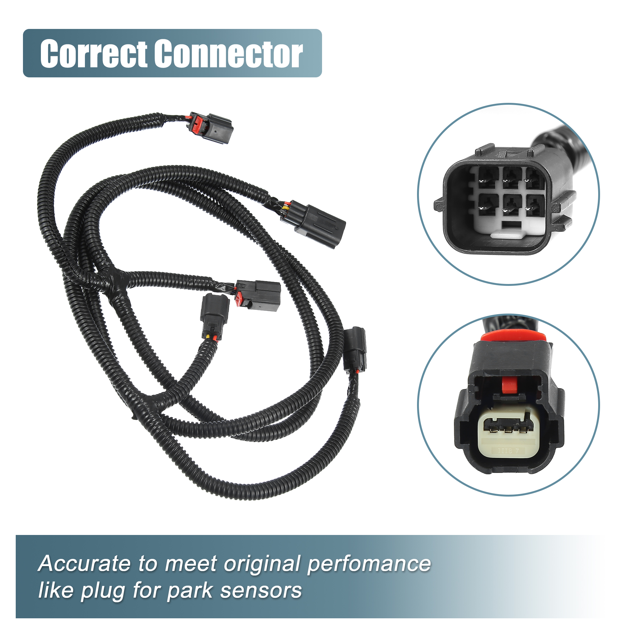 Uxcell Einparkhilfe Hinten Kabelbaum 68031820AA für RAM 1500 09-20 2500 3500 10-18 – Detail 3