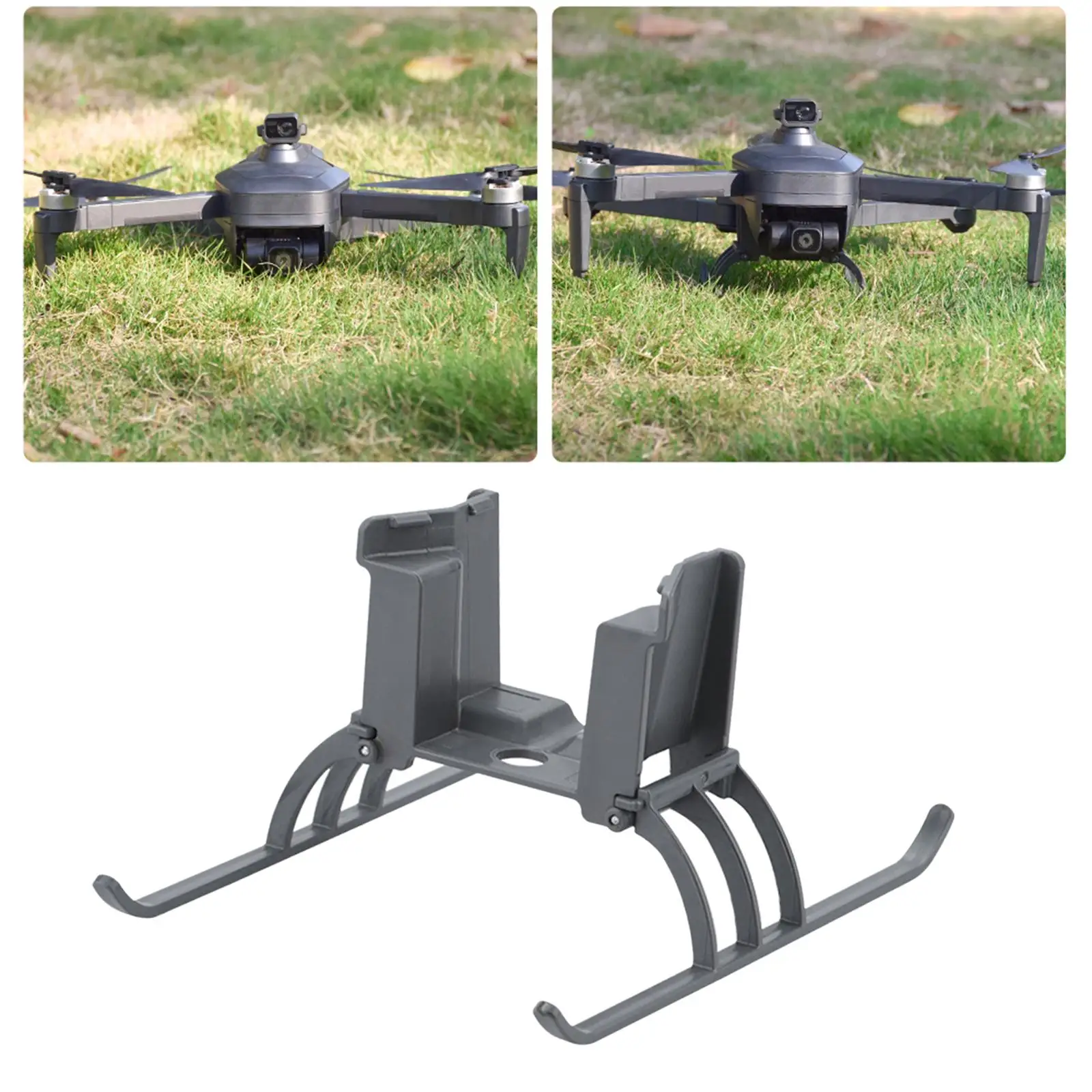 Drone Folding Height Extension Landing Feet Gimbal Protector for SG906Max, Light Weight 26.1G Net Weight Durable Accessories