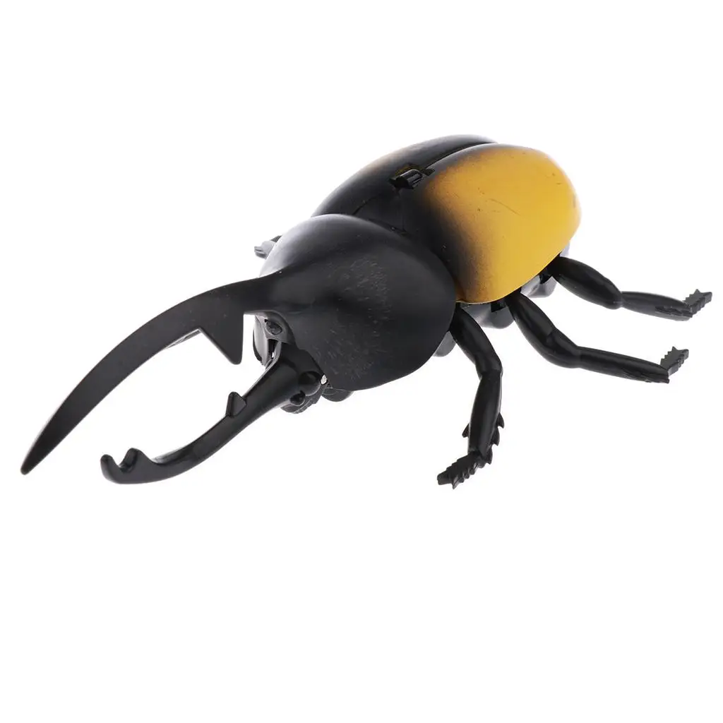 RC Infrared Remote Control Spider Prank Toys Insects Joke Scary Trick Gag Party Halloween Xmas Gift Kids Friends Cat Toy Yellow
