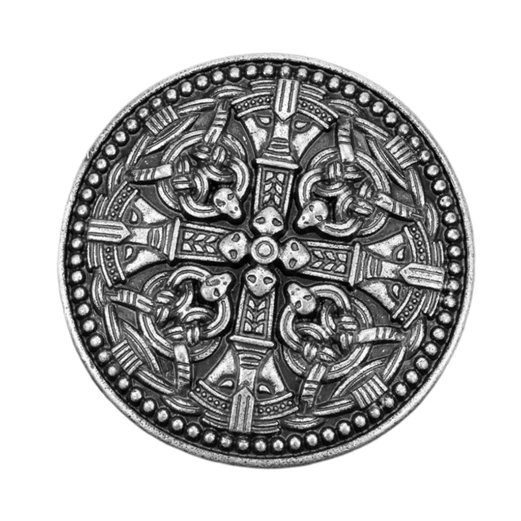   Shield Brooches Pins Badge, Ethnic Scarf Cloak Shawl Buckle Clasp Pin Brooch, Clothes Costume Jewelry for Xmas Gifts