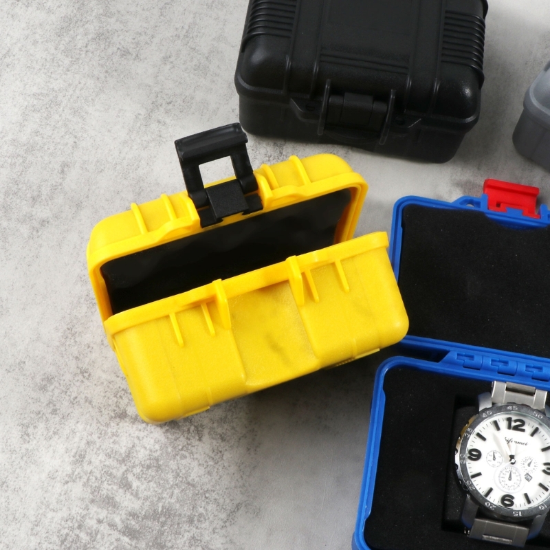 1 Slot Durable Watch Case Portable Plastic Watch Storage Box Waterproof Watch Storage Watch Case ABS Material