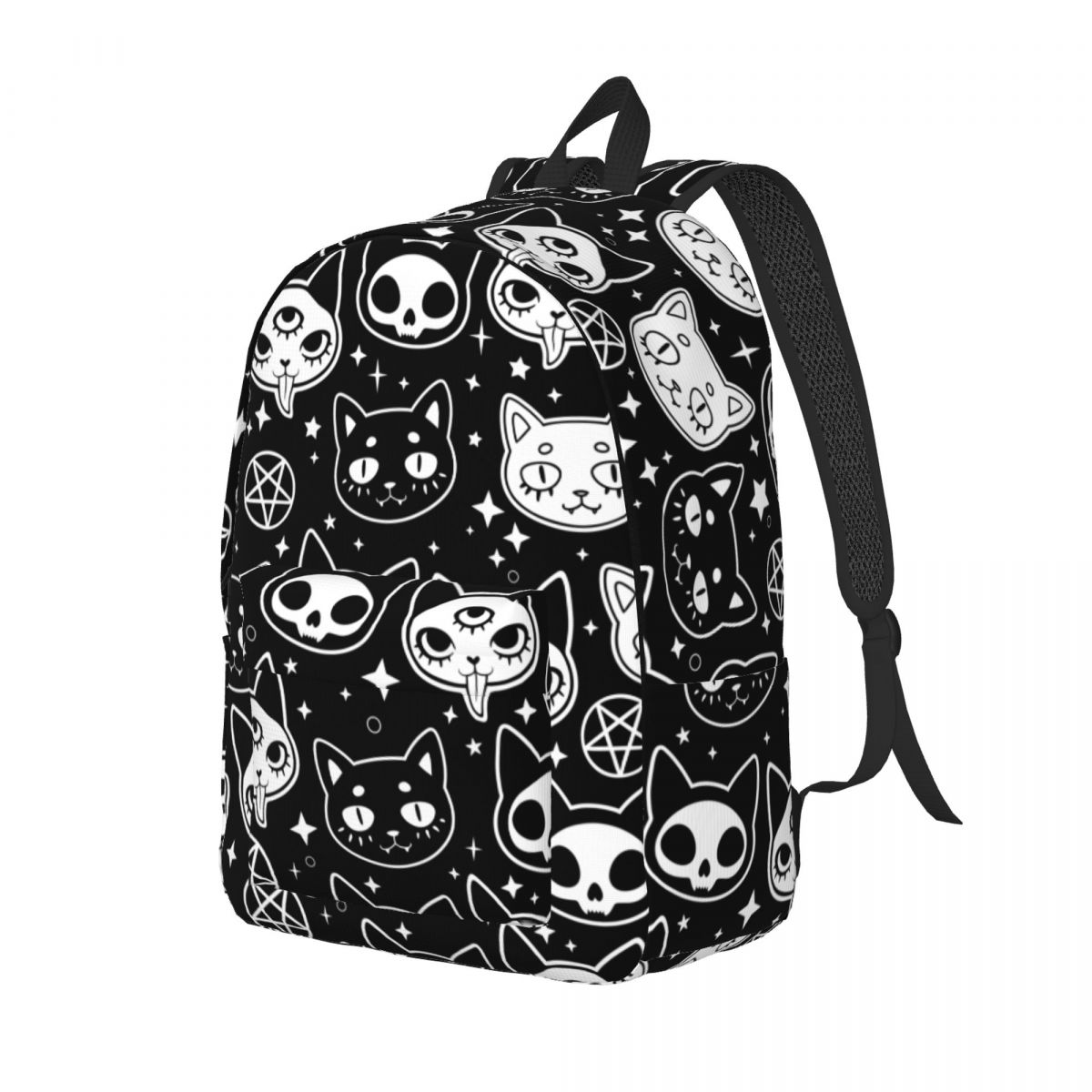 Magic Cat Witchcraft Mochila para crianças, mochila