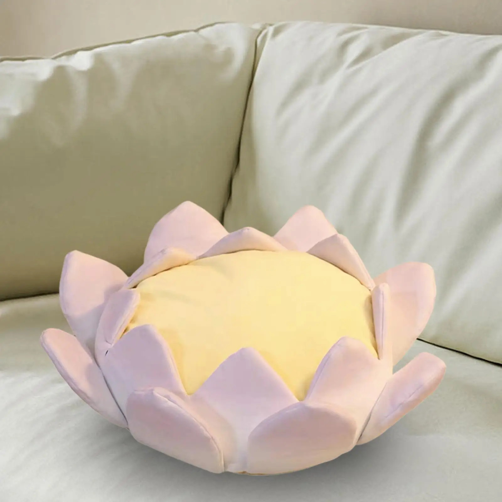 Lotus Cushion Lotus Shaped Meditation Pillow for Bedroom Yoga Couch