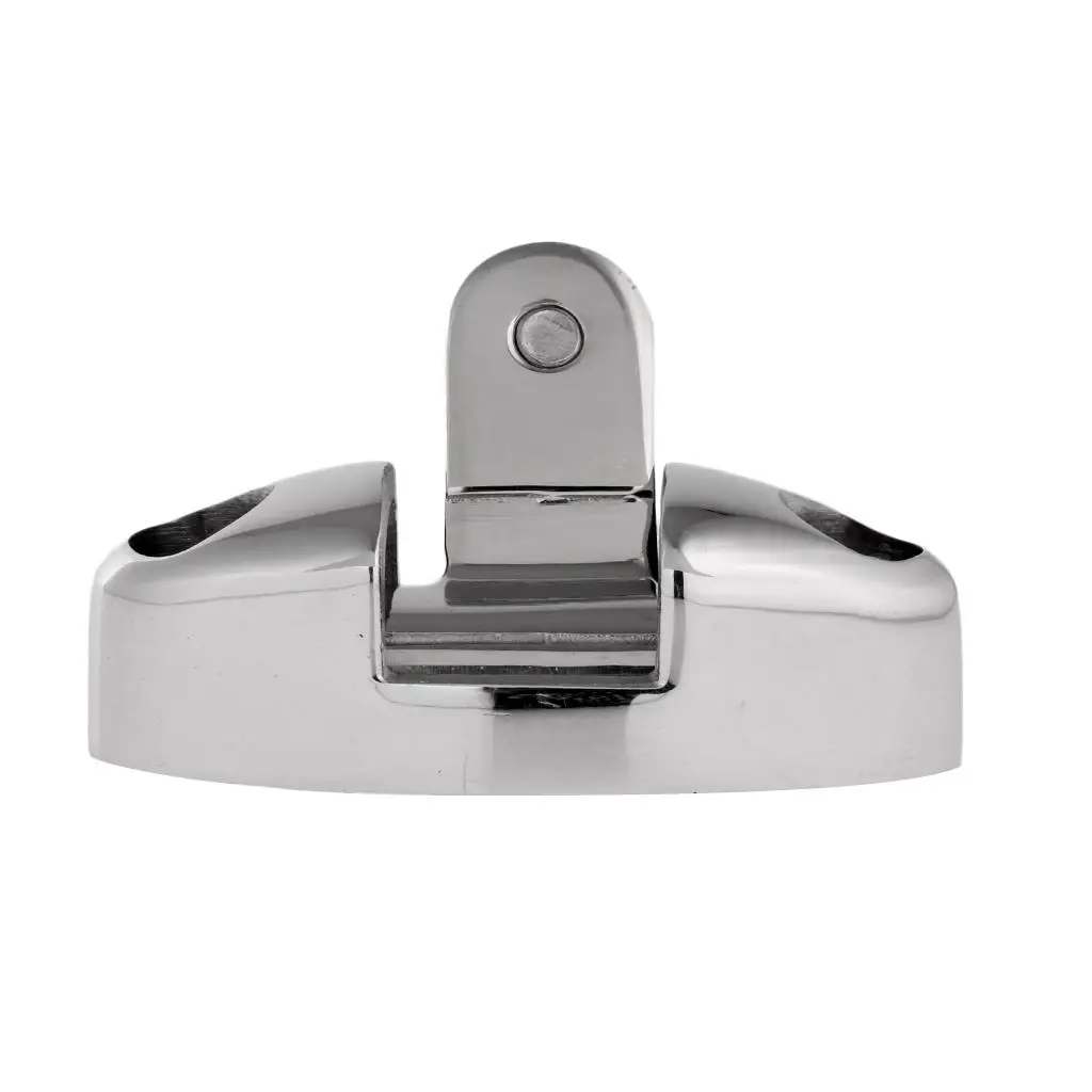 316 Marine Grade Stainless Steel Boat  Top Fitting Swivel Deck Hinge with Rubber Pad 2.75 x  x 1.77inch