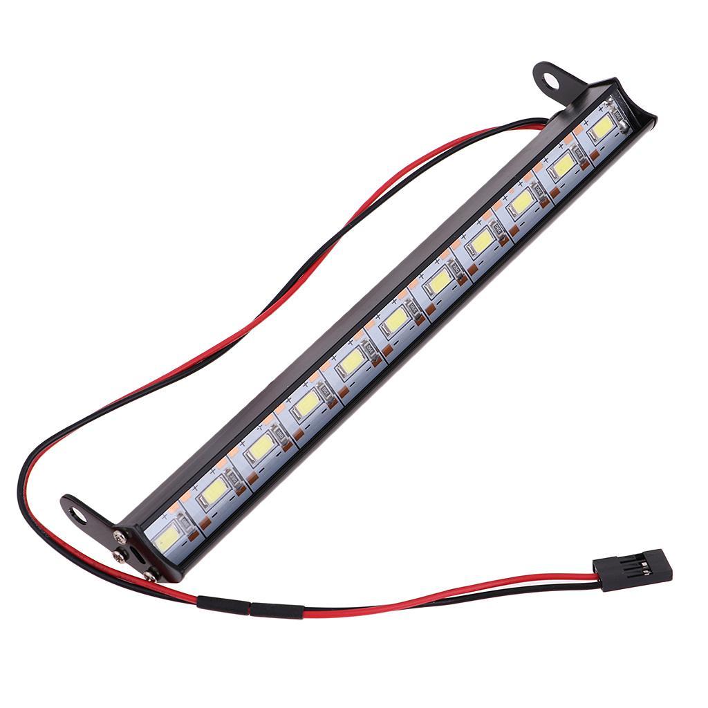 Metal Roof Lamp LED Light Bar for 1/10 RC Rock Crawler RC4WD D90 CC01 Parts