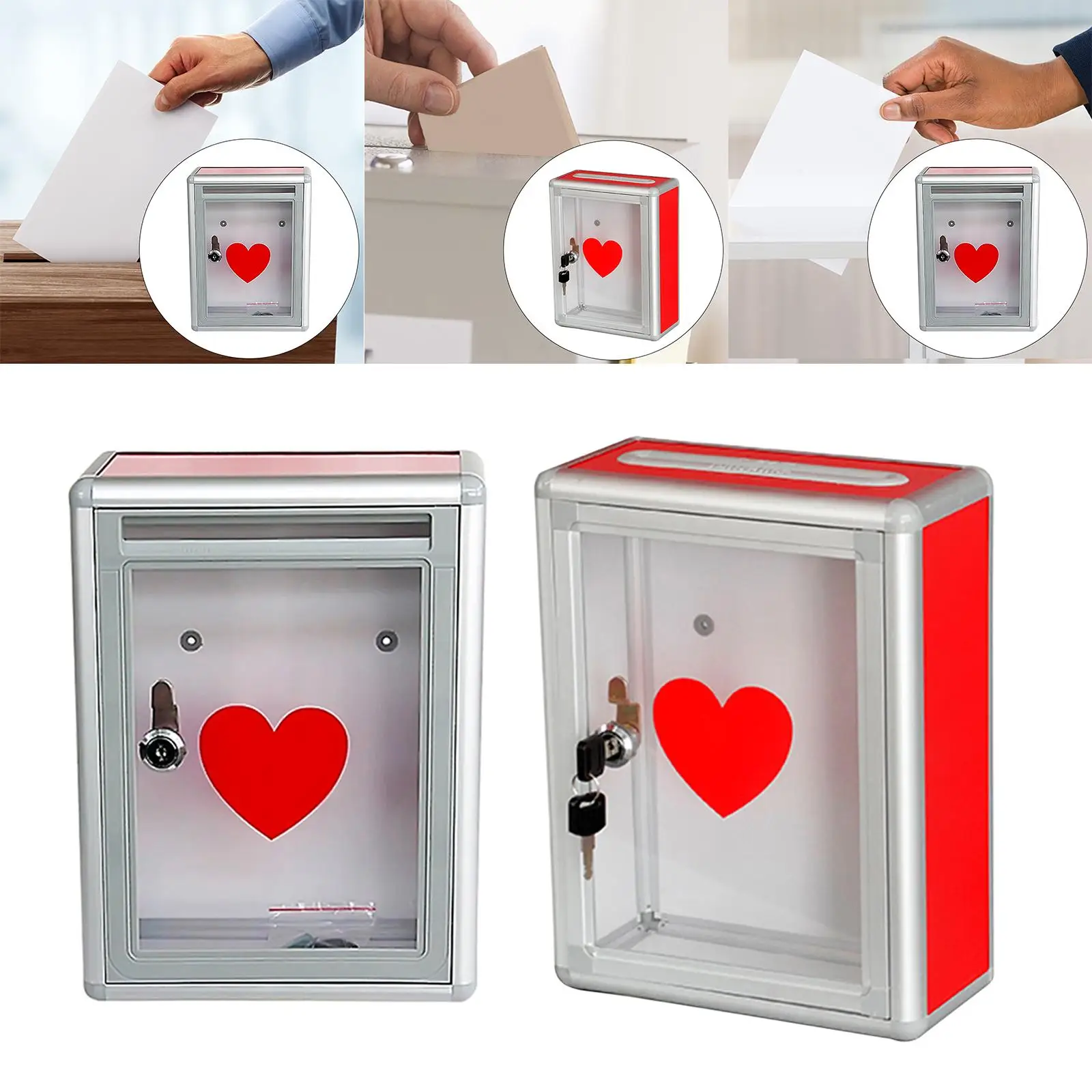 Wedding Cards Box Suggestion Box Donation Box for Party Favors Decoration