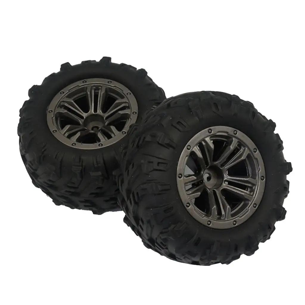 2 Pieces. Tires RC Car Wheel Tires :16 High  4WD Big Feet Truck