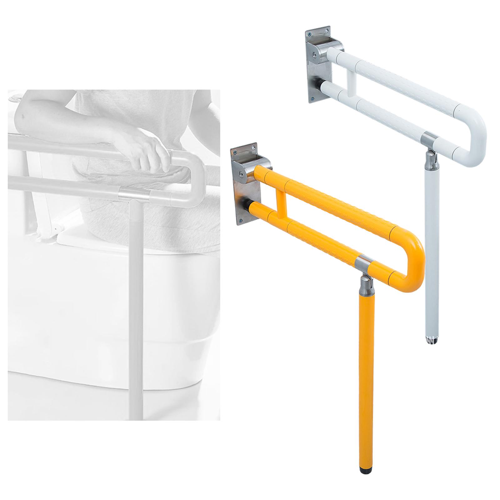 Foldable Grab Handle Handrail Support Stainless Steel Handicap Grab Bars Bathtub Showers Bathroom Disabled Indoor Women