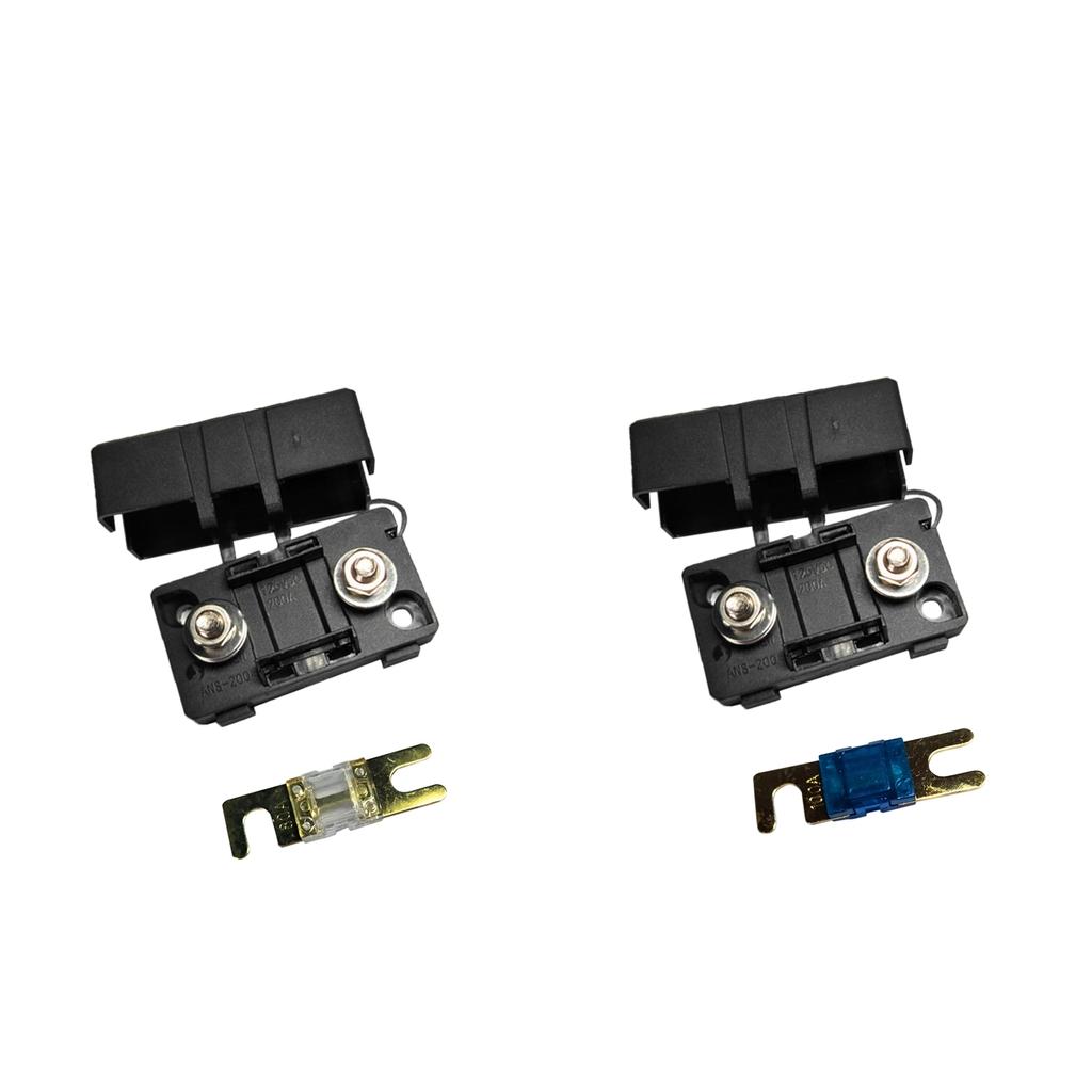 Heavy Duty ANS Midi Fuse Holder Unbreakable Base for RV Car 80A+100A