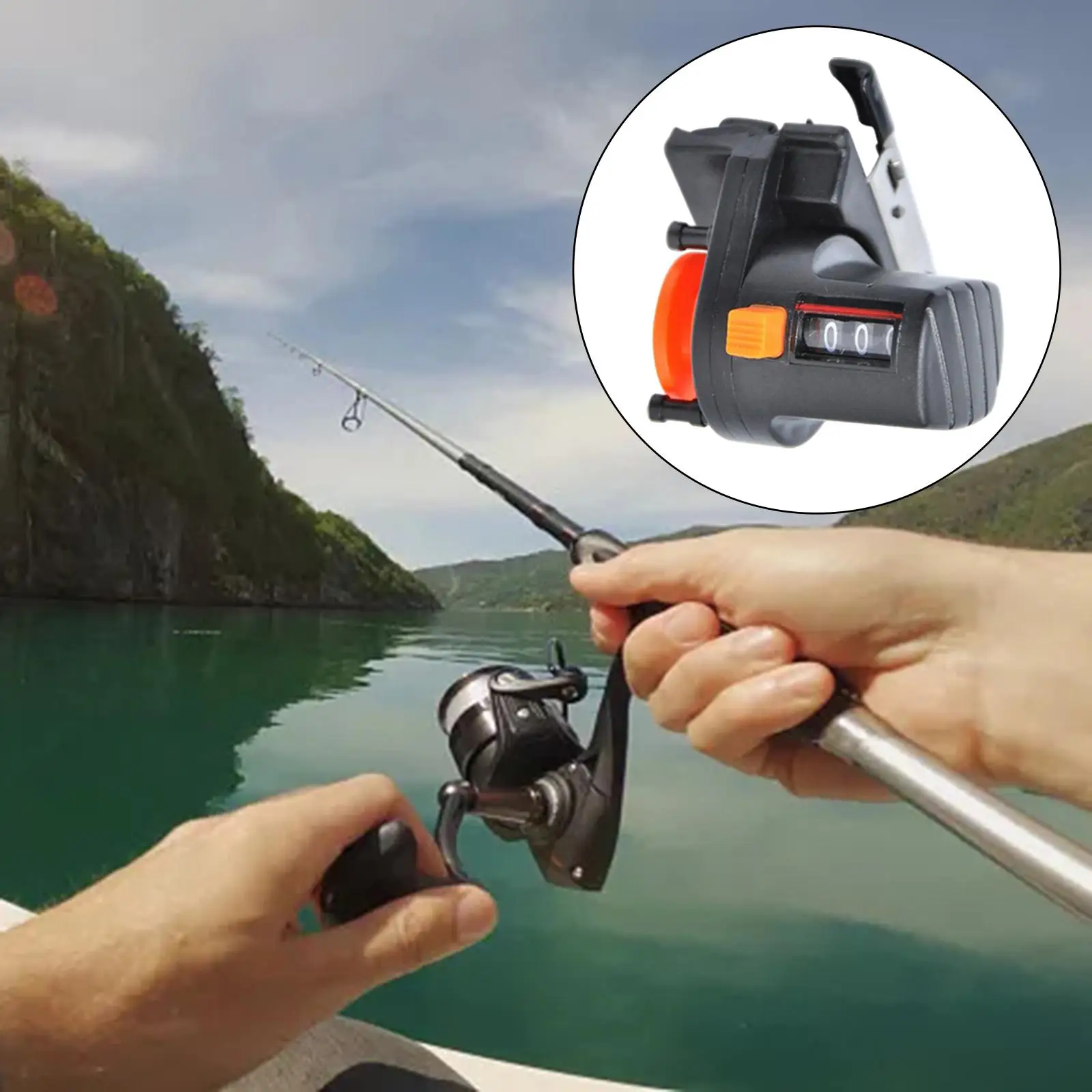 999 Meter Fishing Line Depth Finder Counter for Beach Fishing