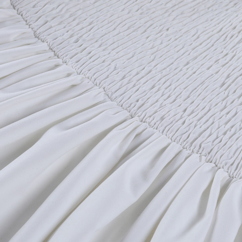 Süßes A-Linien-Kleid mit Puffärmeln für Damen, Sommer, Fairycore, Lolita, einfarbig, Bandage, Spitzenbesatz, kurze Kleider für Halloween-Party – Detail 7