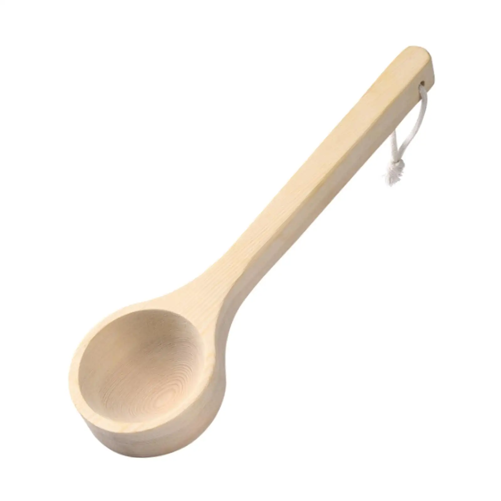 Wooden Bath Ladle Multipurpose Water Dipper Spoon for Bathroom Bathtub Sauna