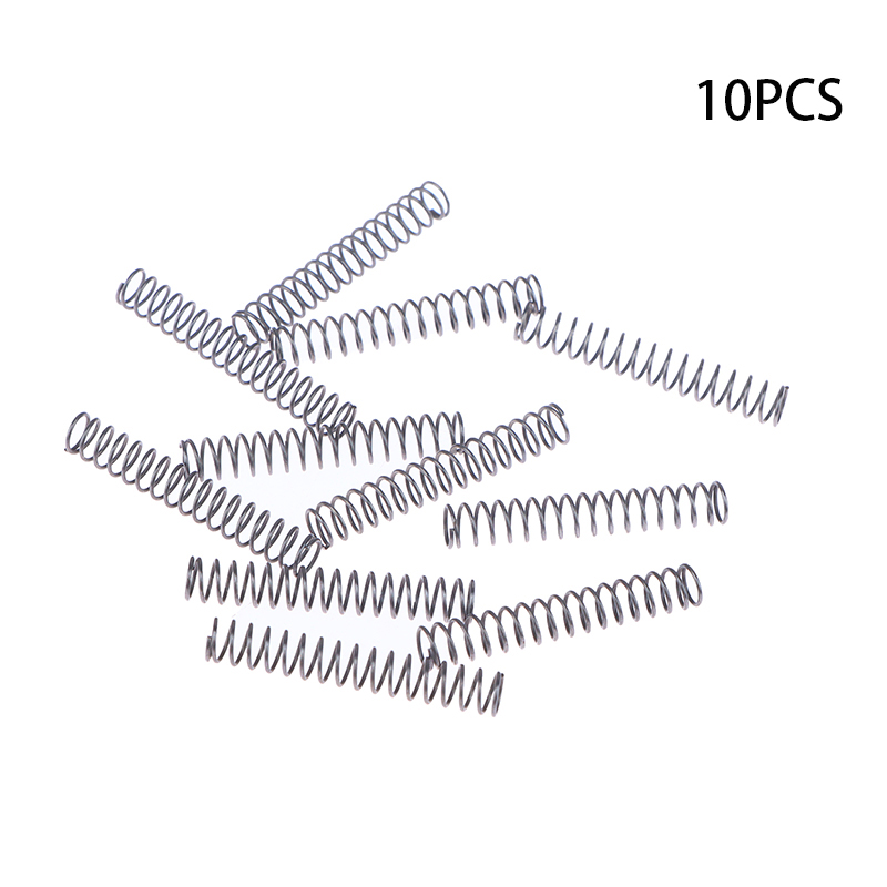 10PCS Wire Diameter 0.4mm Miniature Ballpoint Pen Refill Steel Small Compression Springs