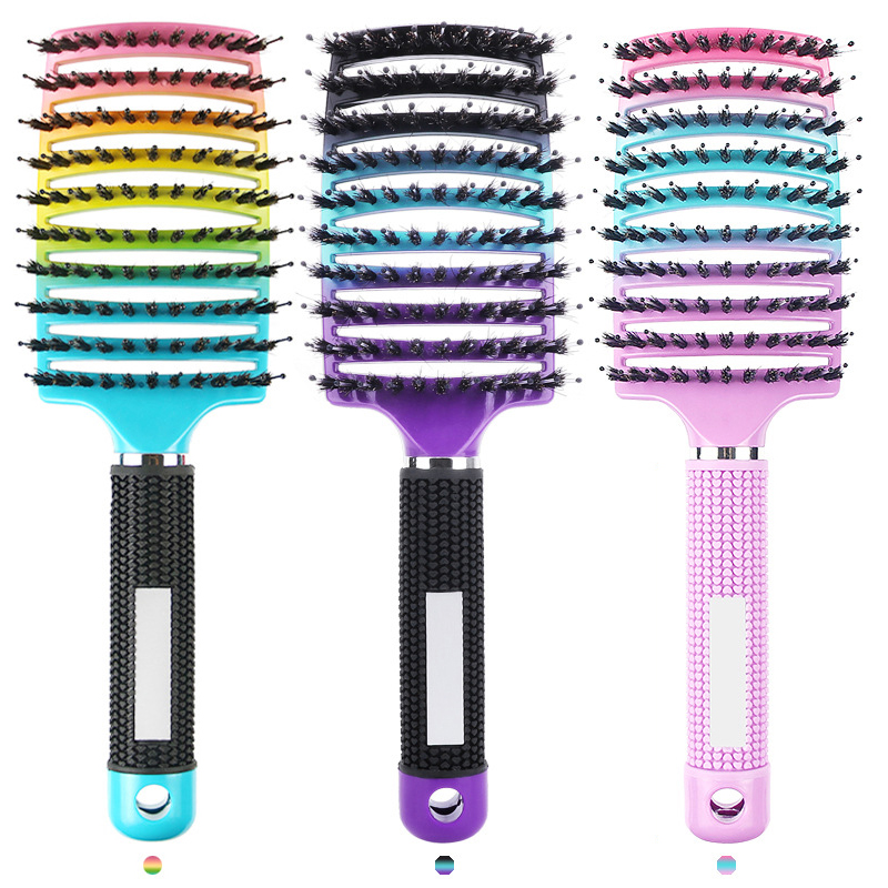 Best of Bristle&amp;Nylon Hair Brush Girls Hair Scalp Massage Comb Women Wet Curly Detangle Hair Brush For Salon Hairdressing Styling Tool Reviews & Tips