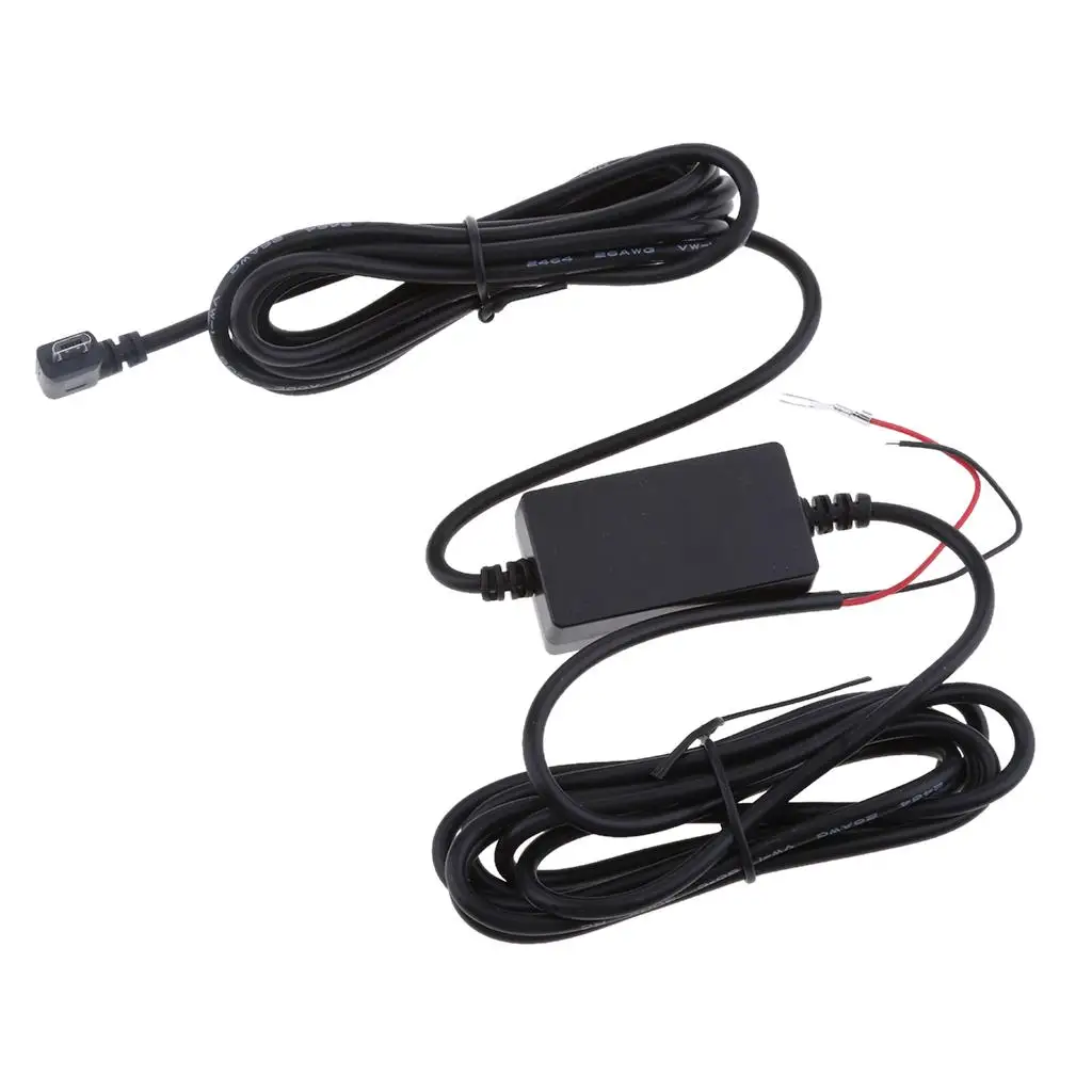 4m Micro USB Hard Wire Car Charger  for Vehicle Camera DVR
