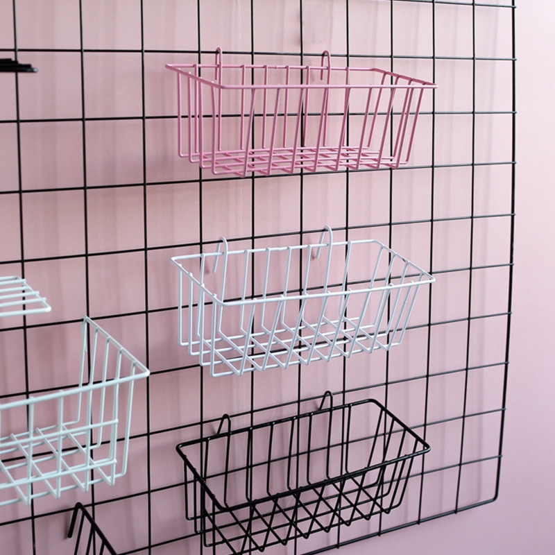 Photo Wall Hanging Basket with Hooks description 2