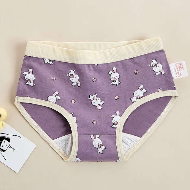 2-14yr Cotton Girls Brief Underwear Boxers for Girls Underpants