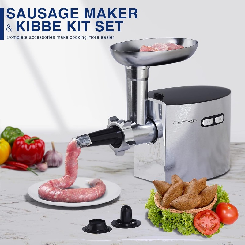 Title 2, Meat Grinder, 2600W Max Stainless Steel Meat Gr...