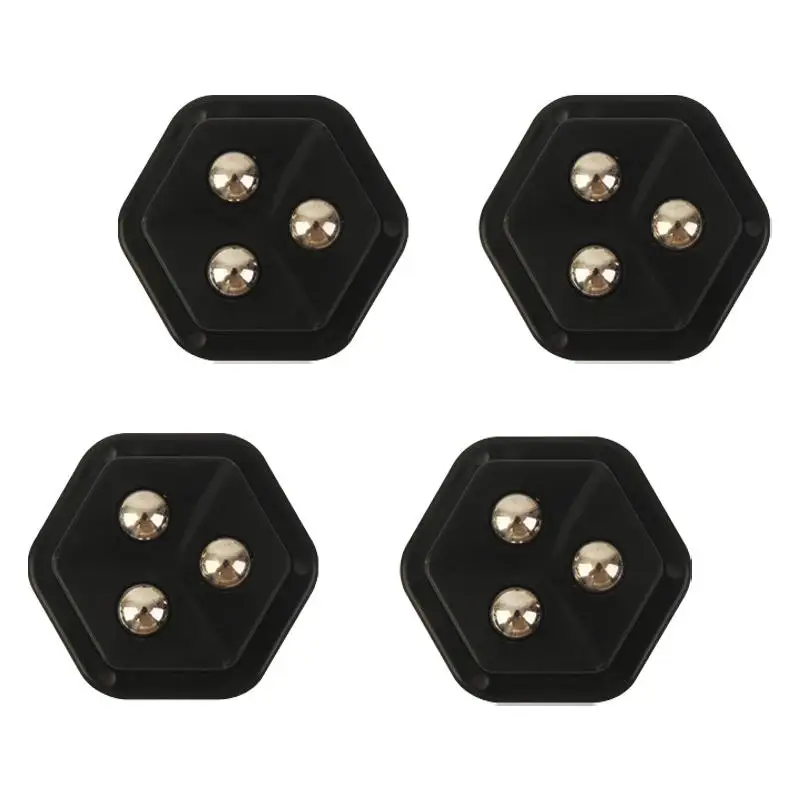 4Pcs Caster Wheels Mobile Base Accessory Caster Rollers for Flowerpot Cupboard Household Storage Box Trash Can Furniture