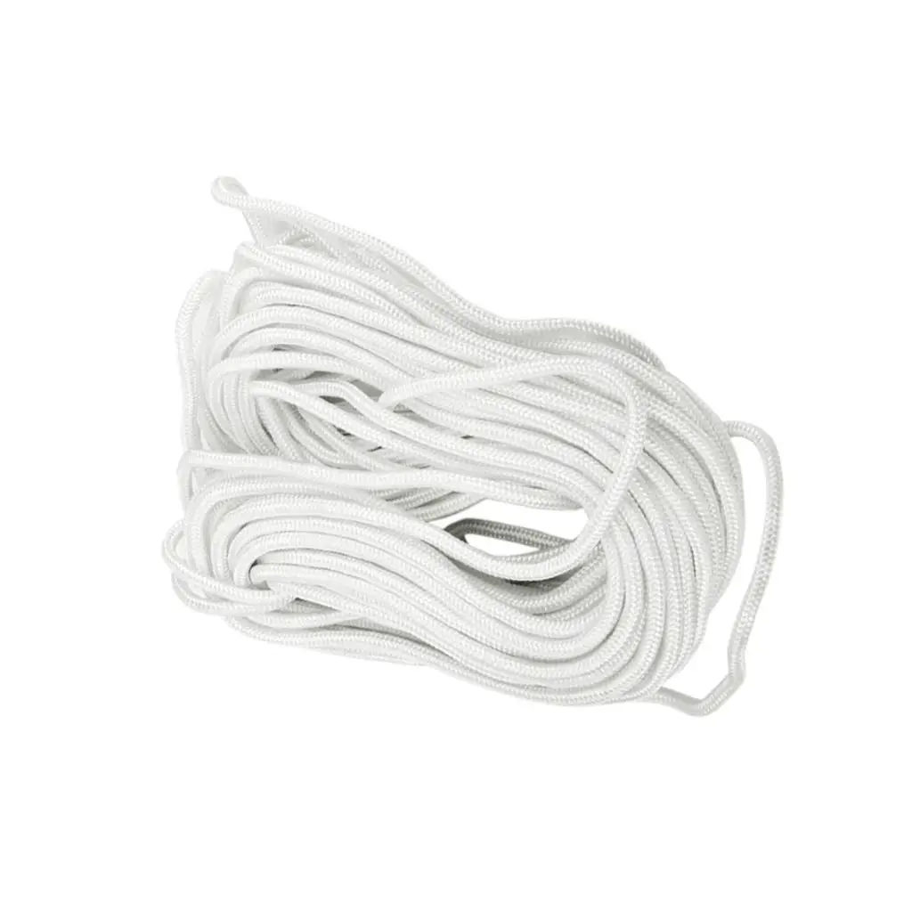 Twisted Polyester Anchor Rope for Boats Kayak Canoe Raft 20M White