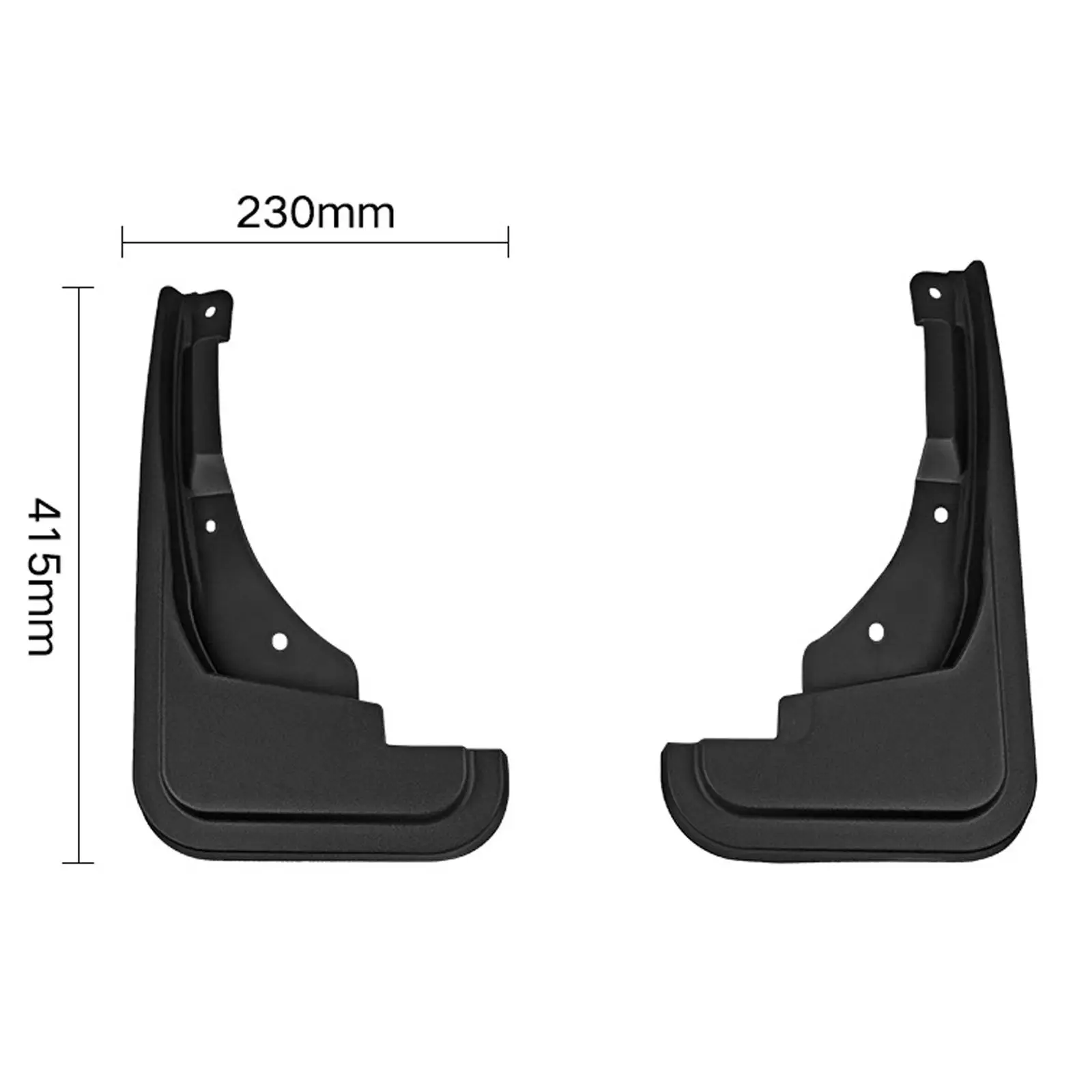 4 Pieces Front and Rear Mud Flaps Mudflaps Splash Guards Mudguard for Ford 2023 Maverick Easily to Install Auto Accessories