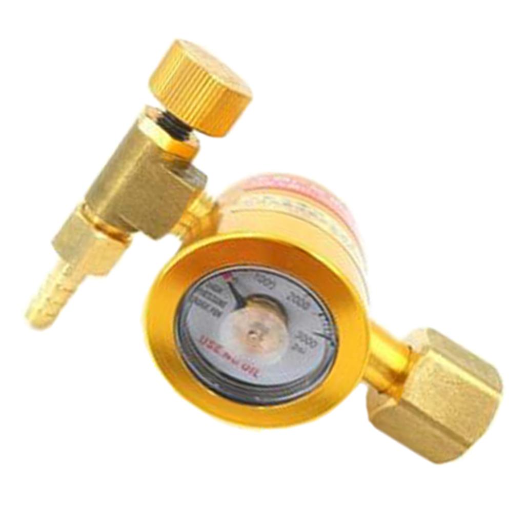 Argon Regulator With Flowmeter TIG  MIG Welding CO2 Regulator - 0 to 15 MPA Pressure Gauge