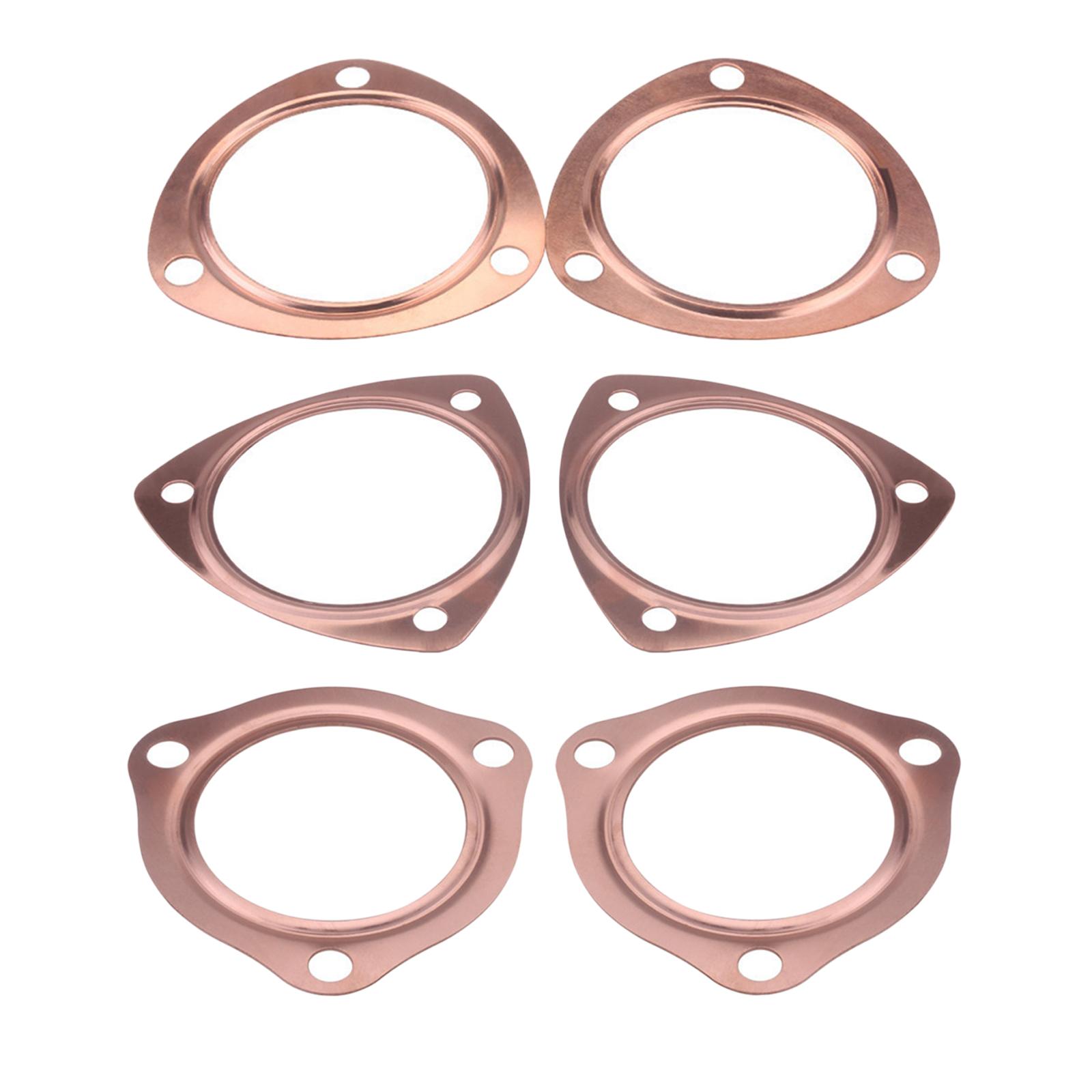 Header Collector Gaskets Colorfast Anti Scratch Durable Anti Strike for Sbc Bbc 302 350 454 Direct Replaces Automotive